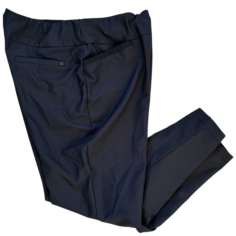 Tail White Label Womens Black Wide Leg Elastic Waist Casual Pants Size‎ 14